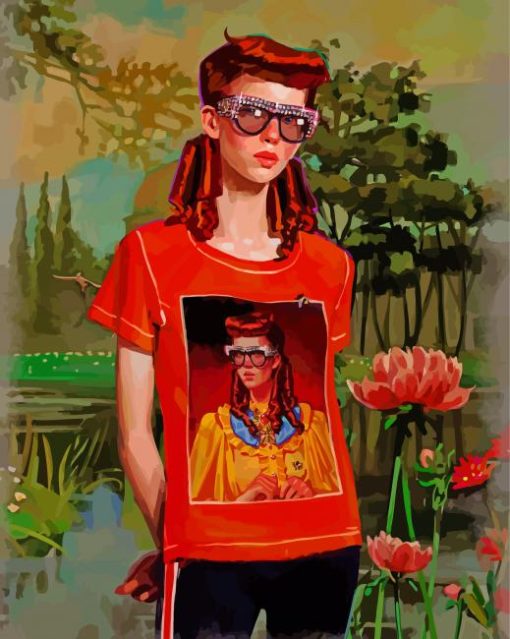 Gucci Girl Diamond Painting