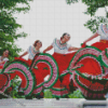 Hispanic Heritage Women Dancing Diamond Paintings