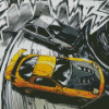 Illustrationn Initial D Street Racing Diamond Painting