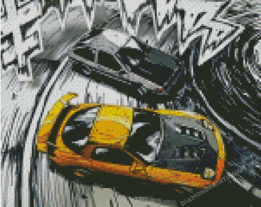 Illustrationn Initial D Street Racing Diamond Painting