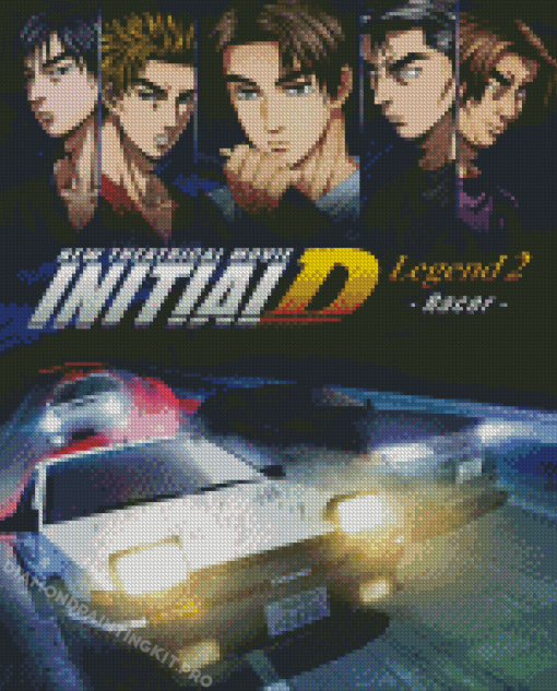 Initial D Legend Racer Diamond Painting