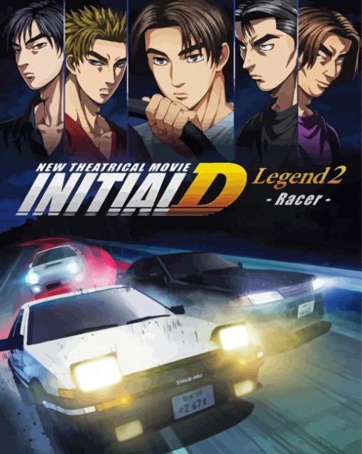 Initial D Legend Racer Diamond Painting