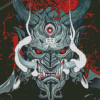 Japanese Demon Mask Diamond Paintings