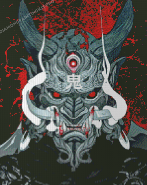 Japanese Demon Mask Diamond Paintings