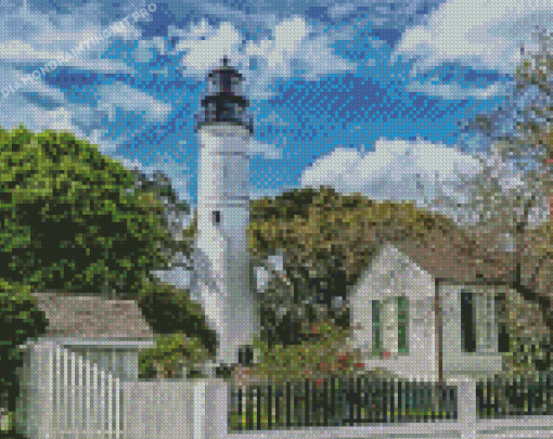 Key West Lighthouse Florida Diamond Painting