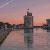 La Rochelle Port Sunset Diamond Painting