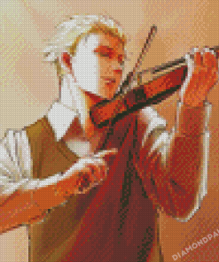 Loid Forger Playing Violin Diamond Painting