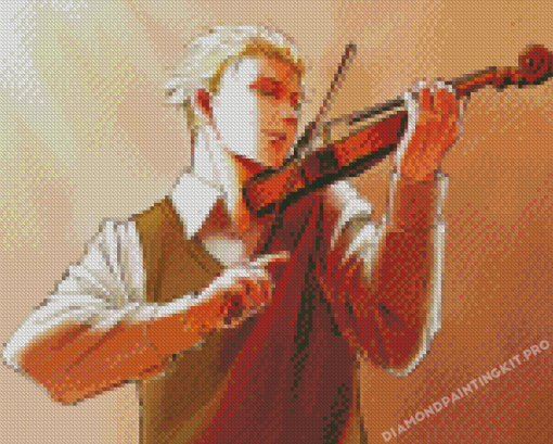 Loid Forger Playing Violin Diamond Painting