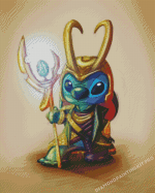 Loki Stitch Diamond Painting