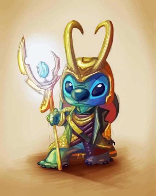 Loki Stitch Diamond Painting