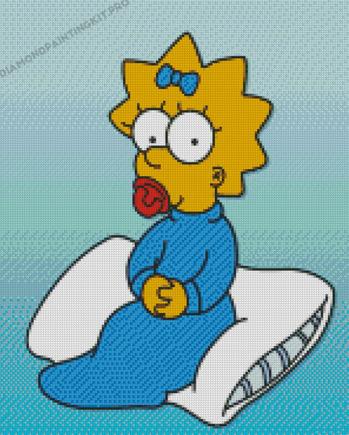 Maggie Simpson Character Diamond Paintings