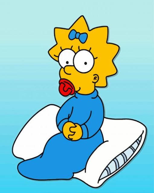 Maggie Simpson Character Diamond Paintings