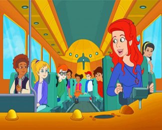 Magic School Bus Animation Diamond Paintings