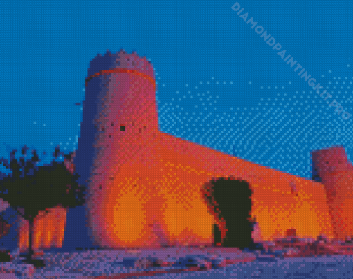 Masmak Fortress Riyadh Diamond Painting