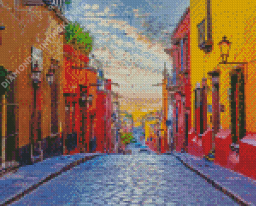 Mexican Village Diamond Painting