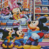 Mickey And Minnie Candy Store Diamond Paintings