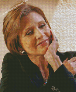 Old Carrie Fisher Diamond Painting