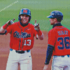 Ole Miss Rebels Baseball Team Vs Arkansas Diamond Painting