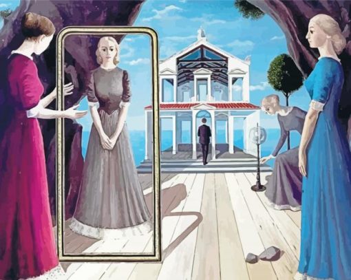 Paul Delvaux Les Vestales Diamond Paintings