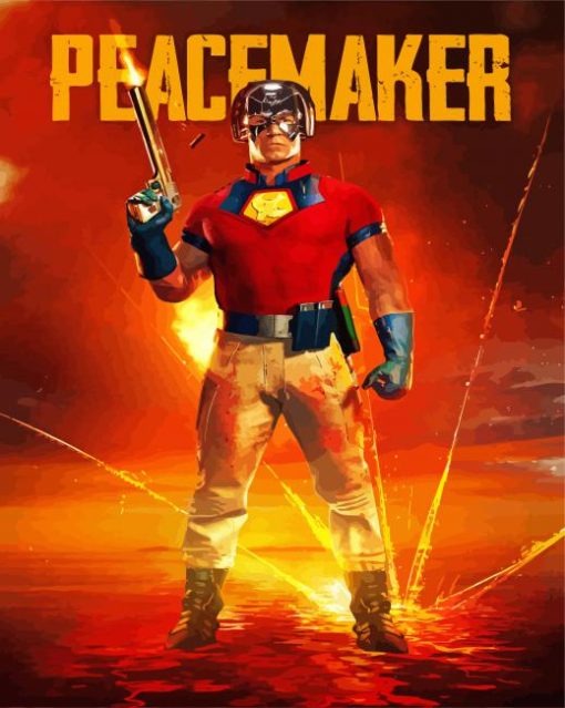 Peacemaker Character Poster Diamond Painting