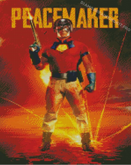 Peacemaker Character Poster Diamond Painting