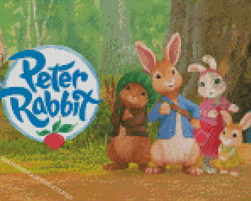 Peter Rabbit Poster Diamond Paintings