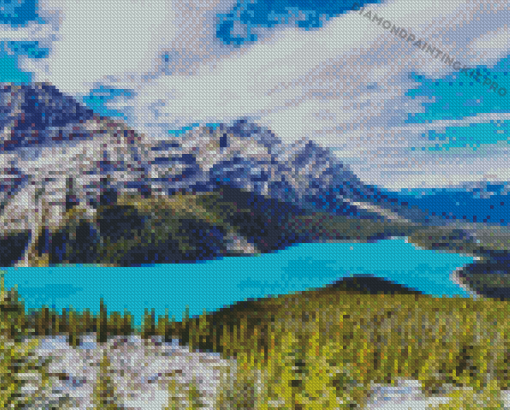 Peyto Lake National Park Diamond Painting