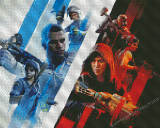 Rainbow Six Siege Video Game Diamond Painting