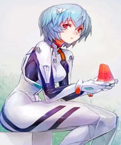 Rei Ayanami Anime Girl Diamond Paintings