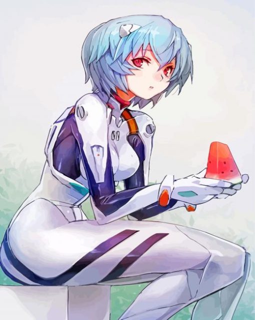 Rei Ayanami Anime Girl Diamond Paintings