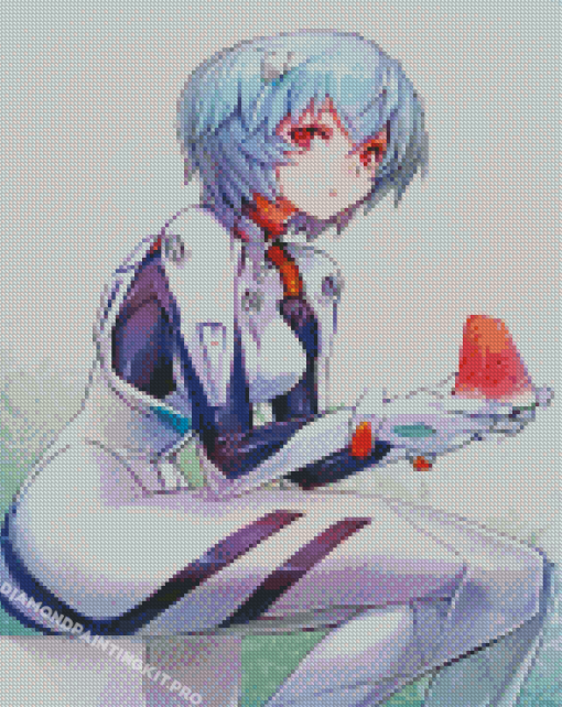 Rei Ayanami Anime Girl Diamond Paintings