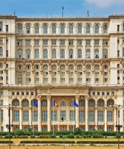Romania Bucharest Palace Of Parliament Diamond Paintings