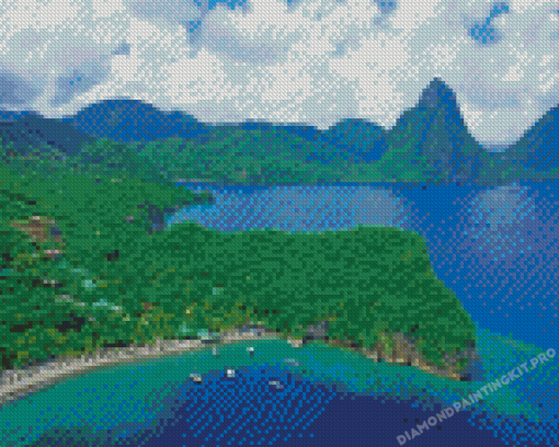 Saint Lucia Island Diamond Paintings