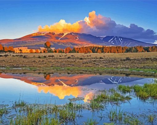 San Francisco Peaks Landscape Diamond Painting