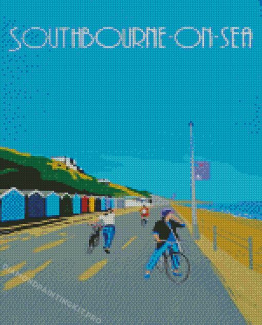 Southbourne On Sea Poster Diamond Painting