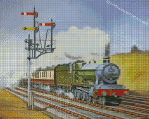 Steam Train Diamond Paintings