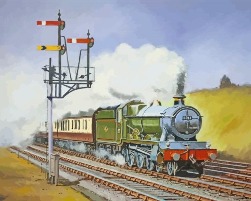 Steam Train Diamond Paintings