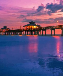 Sunset Fort Myers Beach Diamond Paintings