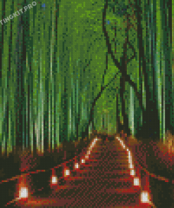 The Bamboo Forest Arashiyama Diamond Painting