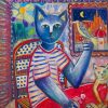 The Cats Lunch Art Diamond Paintings