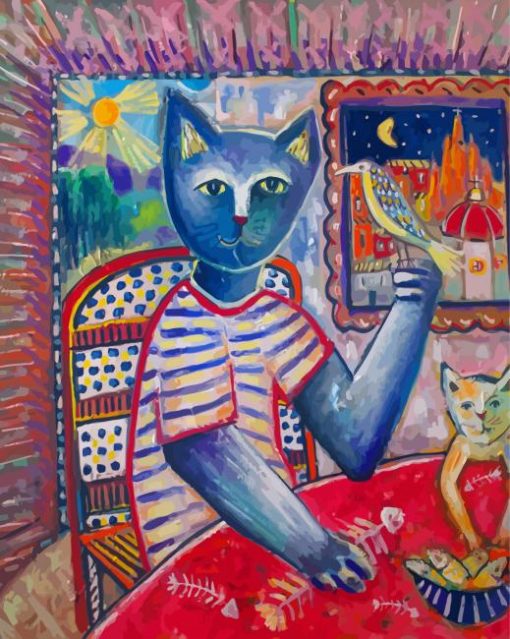 The Cats Lunch Art Diamond Paintings