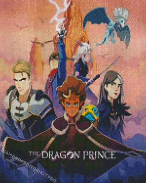 The Dragon Prince Poster Diamond Painting