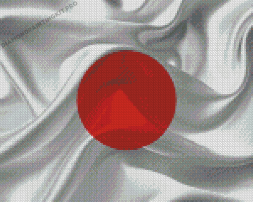 The Japan Flag Diamond Painting