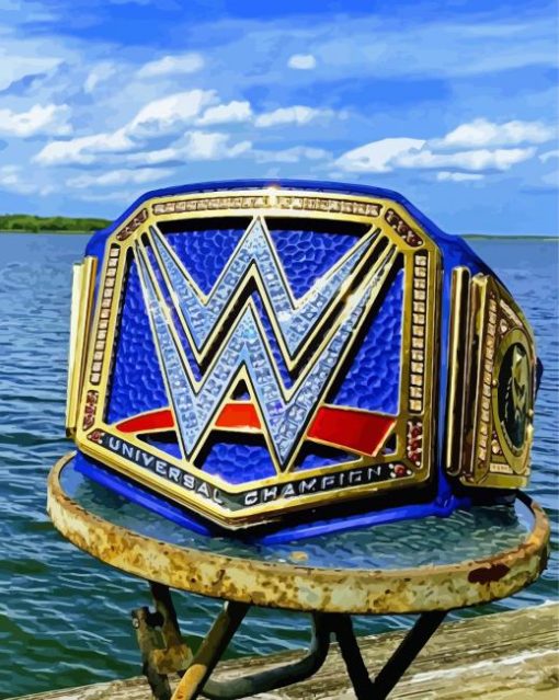 The Wwe Belt Diamond Painting