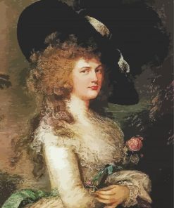 Thomas Gainsborough Lady Georgiana Diamond Painting