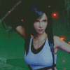 Tifa Lockhart From Final Fantasy Diamond Painting