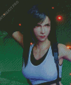 Tifa Lockhart From Final Fantasy Diamond Painting