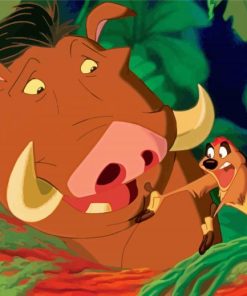 Timon And Pumbaa Diamond Paintings