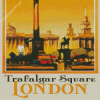 Trafalgar Square Poster Diamond Painting