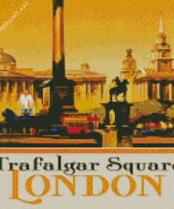 Trafalgar Square Poster Diamond Painting